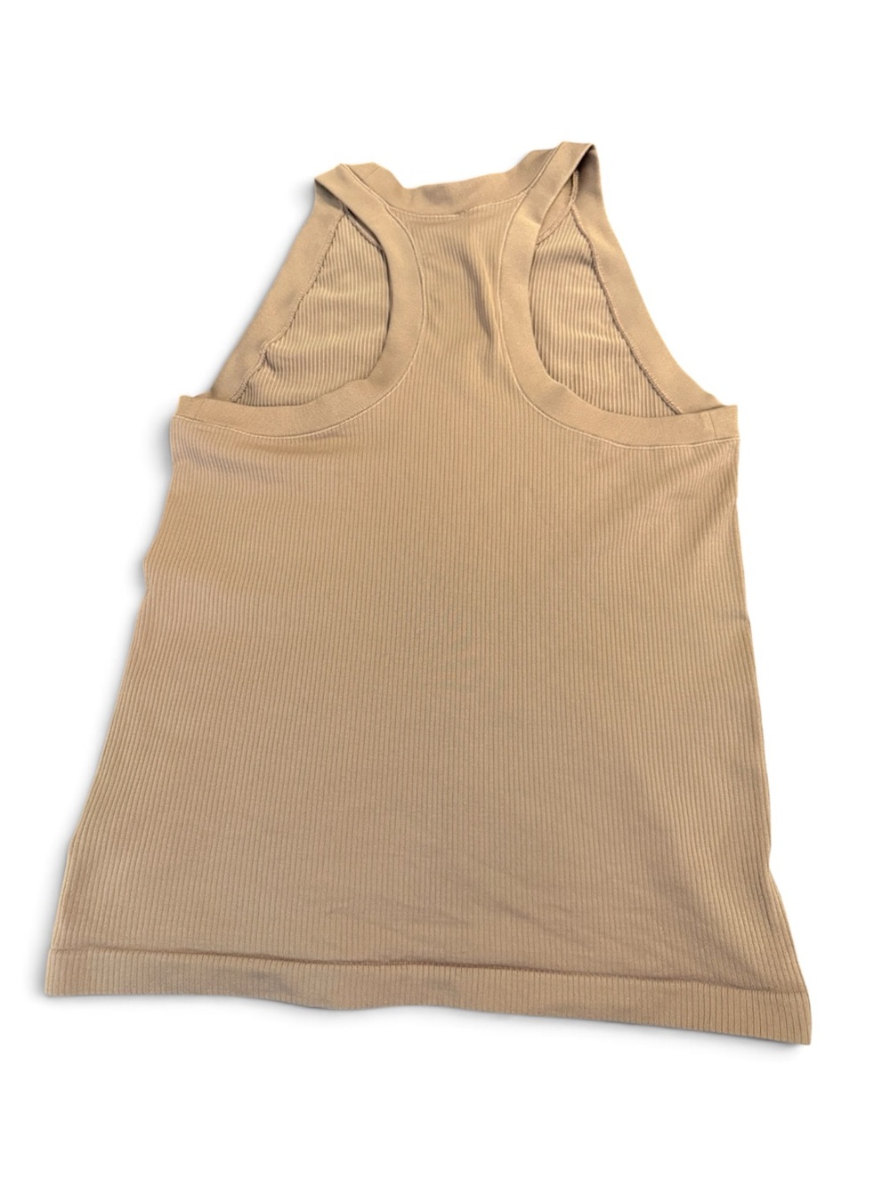 Athleta Ribbed Tank Top - Tan - Picture 2 of 3